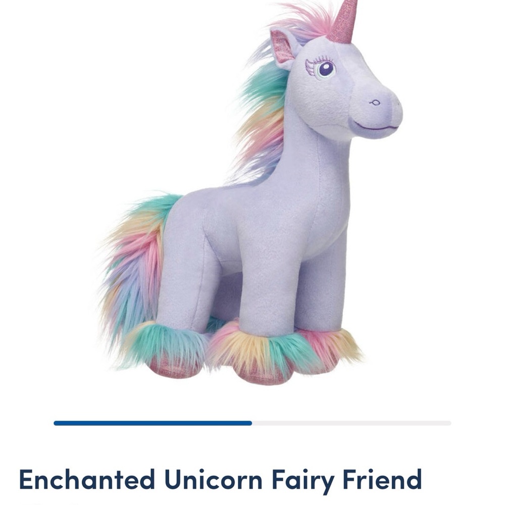 Build a Bear Plush Unicorn Toy